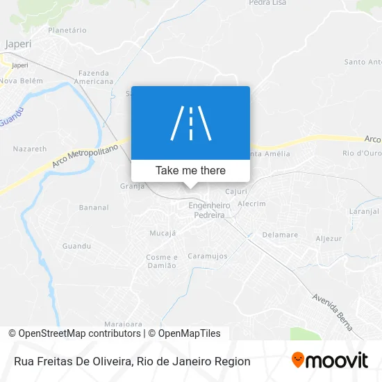Rua Freitas De Oliveira map
