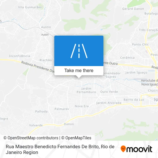 Rua Maestro Benedicto Fernandes De Brito map