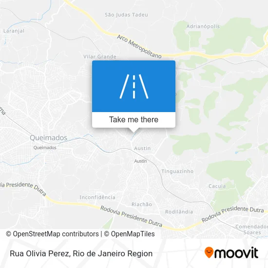 Rua Olivia Perez map