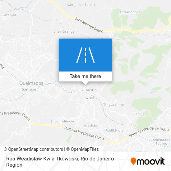 Rua Weadislaw Kwia Tkowoski map
