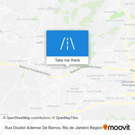 Rua Doutor Ademar De Barros map
