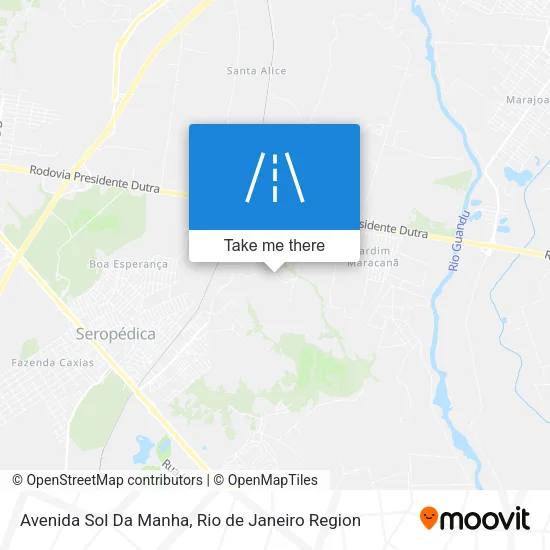 Avenida Sol Da Manha map