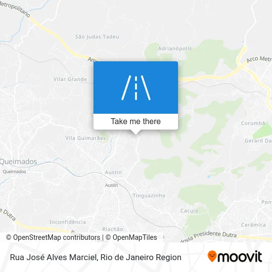 Rua José Alves Marciel map