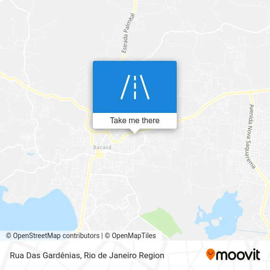Rua Das Gardênias map