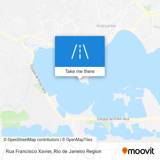 Rua Francisco Xavier map