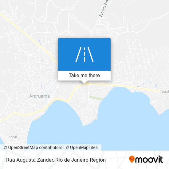 Rua Augusta Zander map