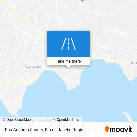 Rua Augusta Zander map