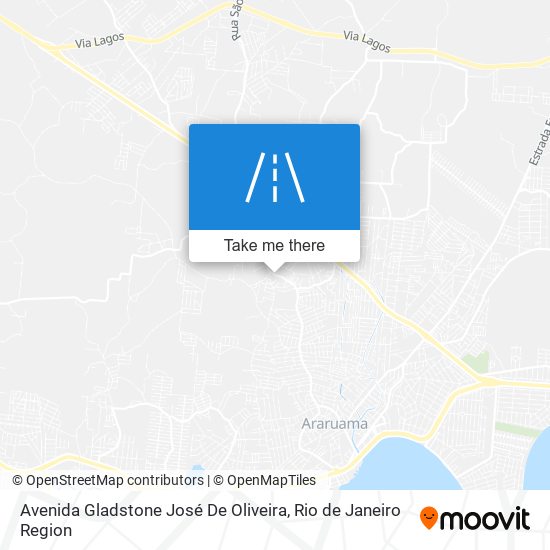 Mapa Avenida Gladstone José De Oliveira