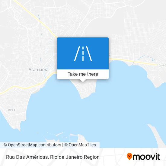 Rua Das Américas map