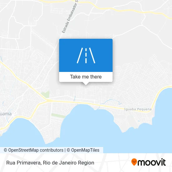 Rua Primavera map