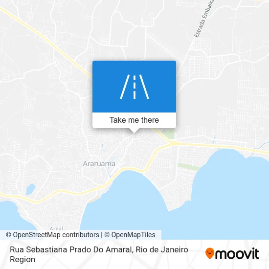 Rua Sebastiana Prado Do Amaral map