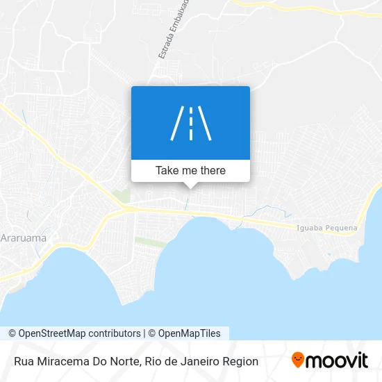Rua Miracema Do Norte map