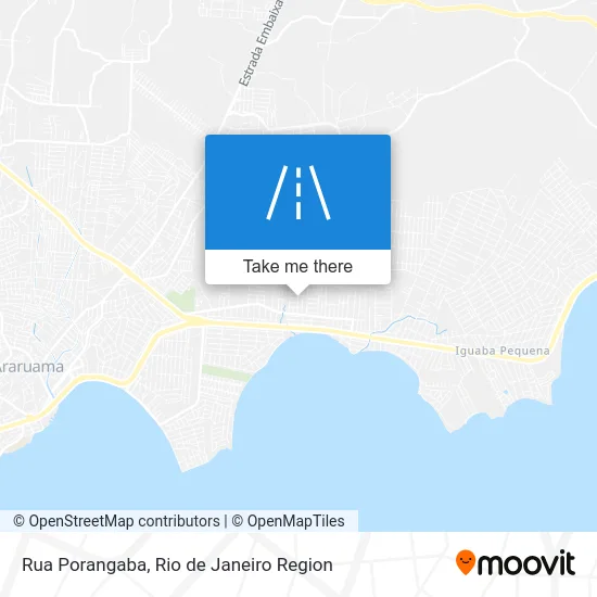 Rua Porangaba map