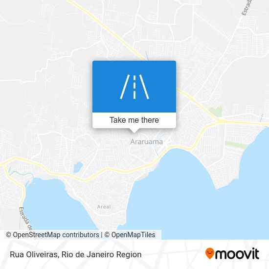 Rua Oliveiras map