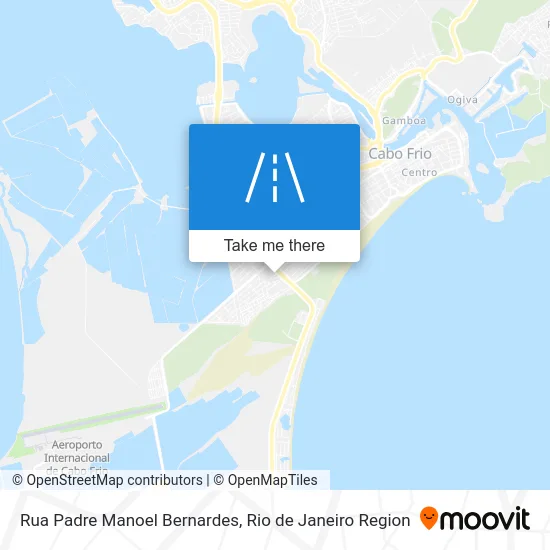 Rua Padre Manoel Bernardes map