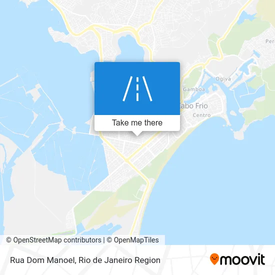Rua Dom Manoel map