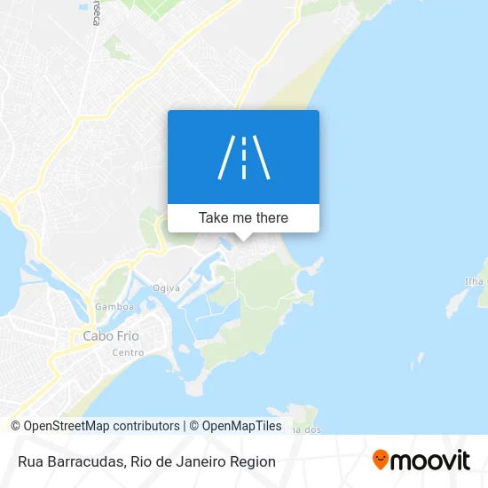 Rua Barracudas map