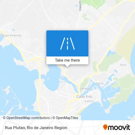 Rua Plutao map
