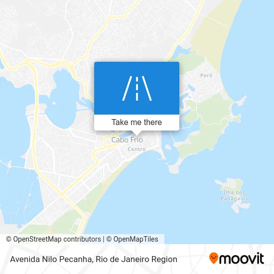 Avenida Nilo Pecanha map