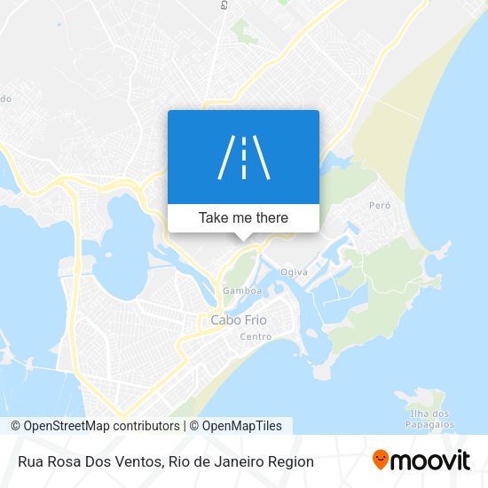 Rua Rosa Dos Ventos map