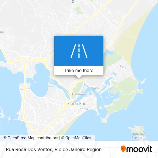 Rua Rosa Dos Ventos map