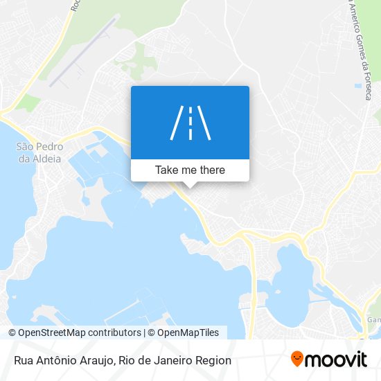 Rua Antônio Araujo map