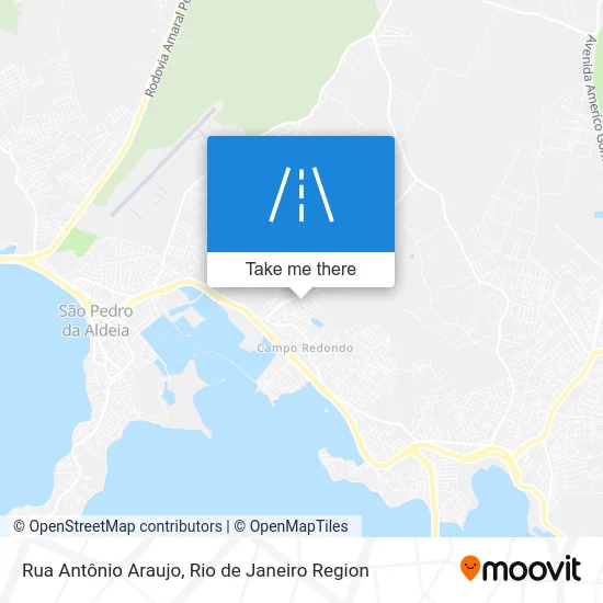 Rua Antônio Araujo map