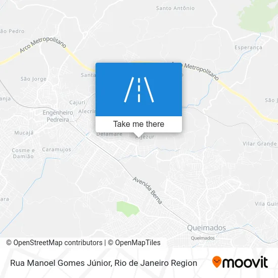 Rua Manoel Gomes Júnior map