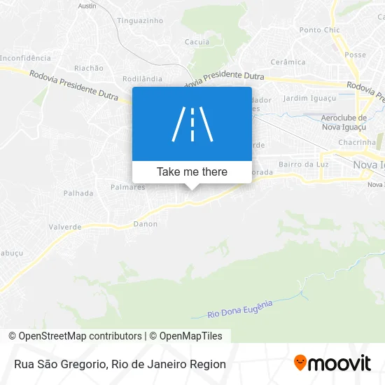 Rua Sāo Gregorio map