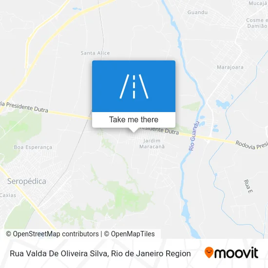 Rua Valda De Oliveira Silva map