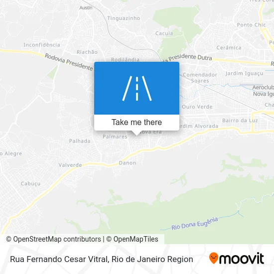 Rua Fernando Cesar Vitral map