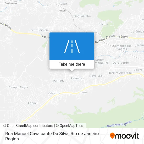 Rua Manoel Cavalcante Da Silva map