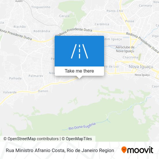 Rua Ministro Afranio Costa map