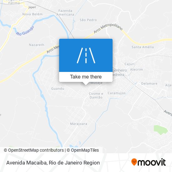 Mapa Avenida Macaiba