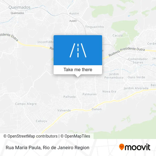 Rua Maria Paula map