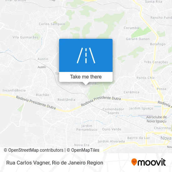 Rua Carlos Vagner map
