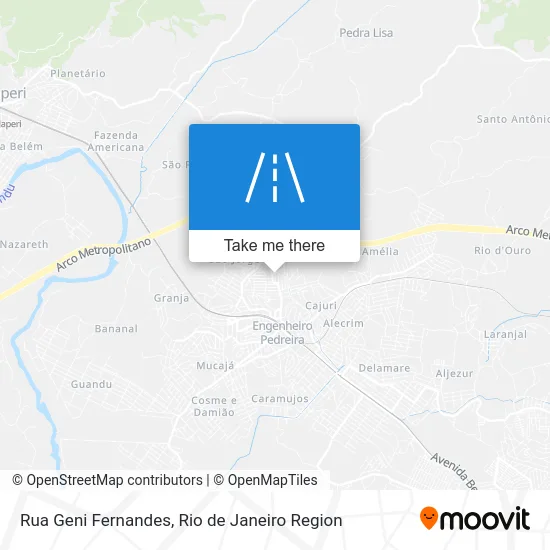 Rua Geni Fernandes map
