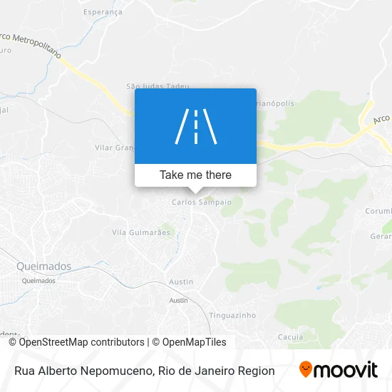 Rua Alberto Nepomuceno map