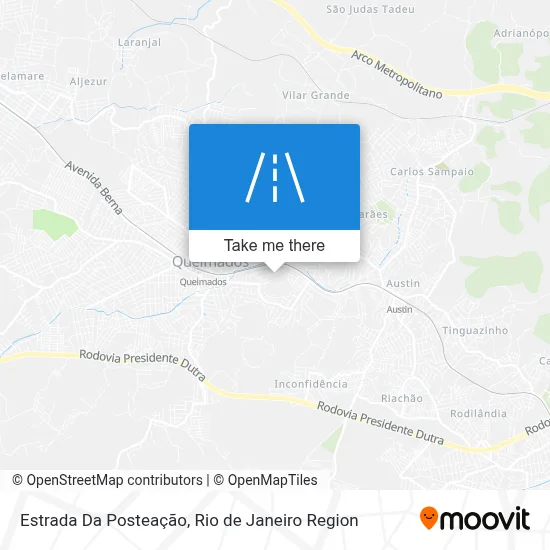 Estrada Da Posteação map
