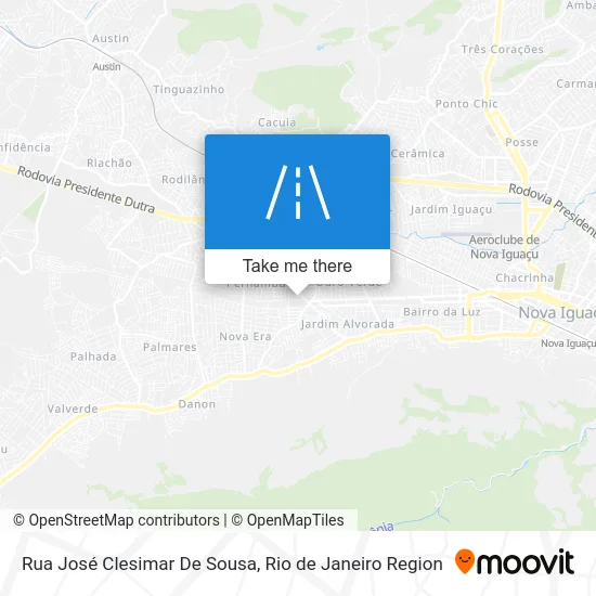 Rua José Clesimar De Sousa map