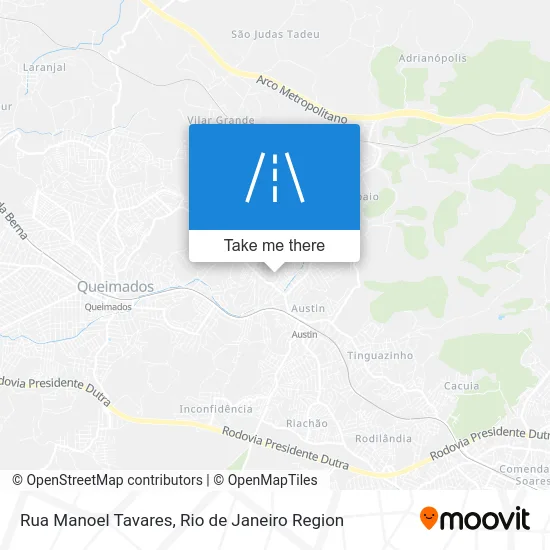 Rua Manoel Tavares map