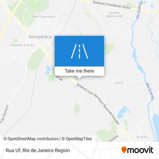 Rua Uf map