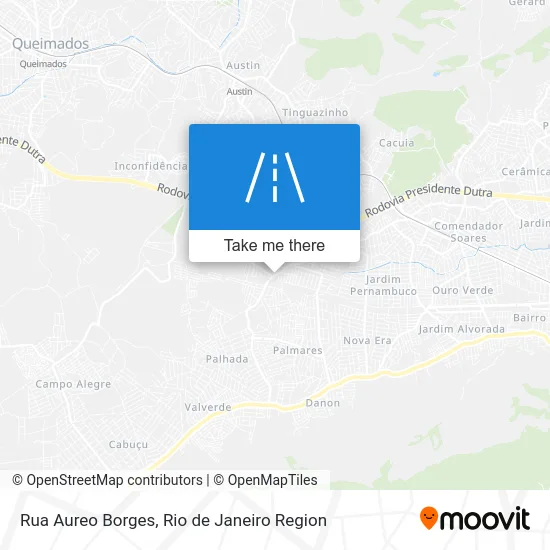 Rua Aureo Borges map