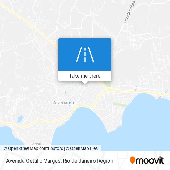 Mapa Avenida Getúlio Vargas