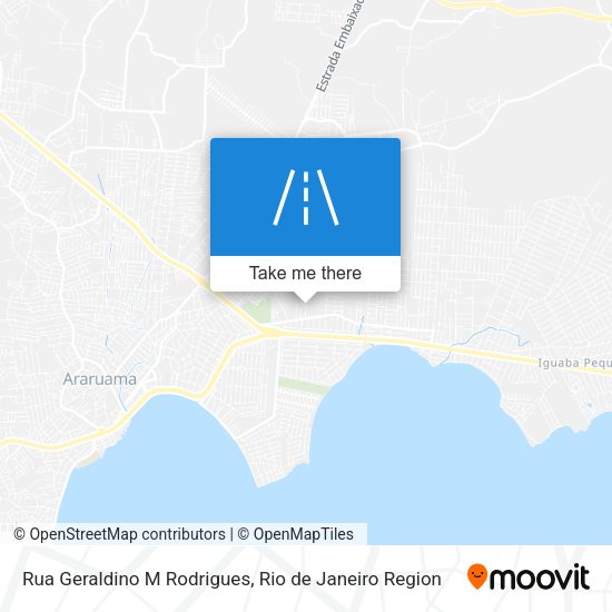 Rua Geraldino M Rodrigues map