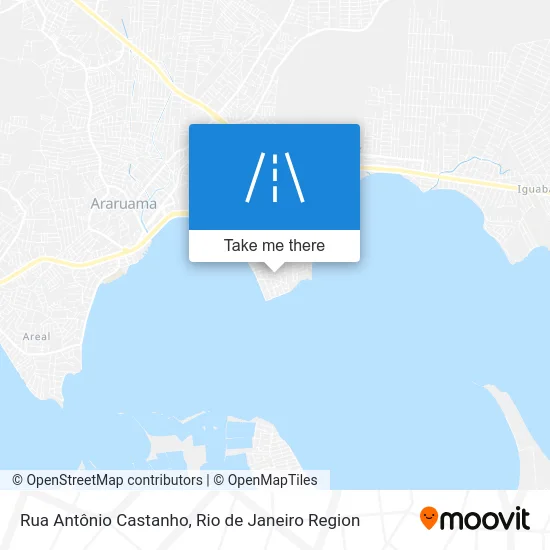Rua Antônio Castanho map