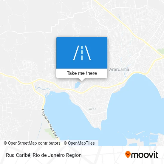 Rua Caribé map