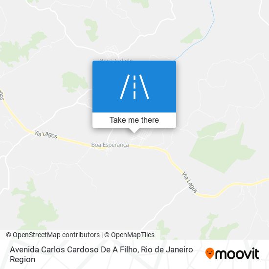 Mapa Avenida Carlos Cardoso De A Filho