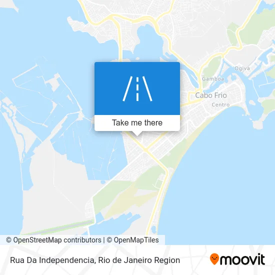Rua Da Independencia map