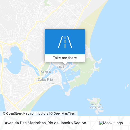 Mapa Avenida Das Marimbas